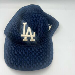 LA Cap - Together Blue and White Textured Hat 100% Polyester